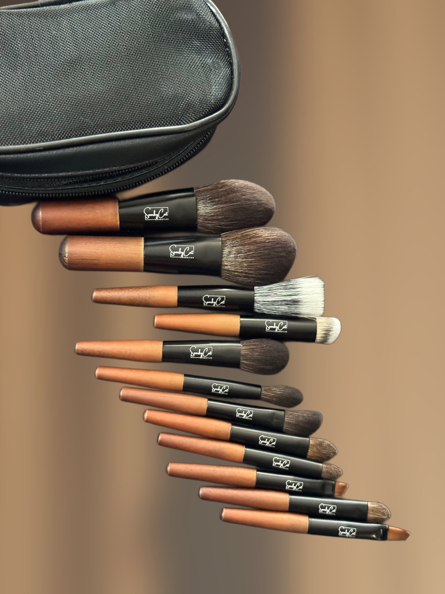 Mini Wooden Travel Brush Set