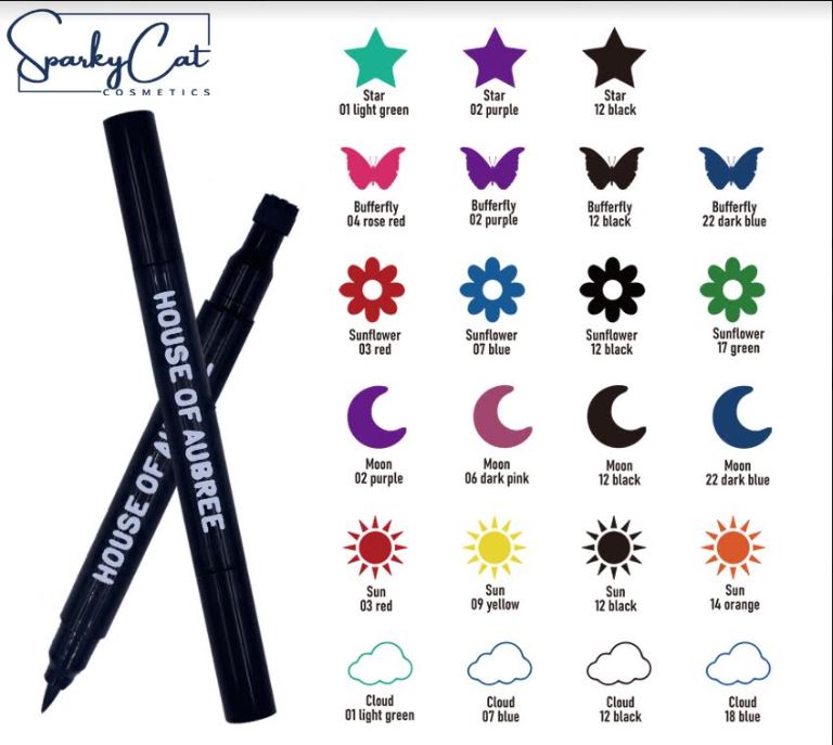 Stars: Dual Eyeliner Stampers