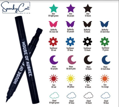 Stars: Dual Eyeliner Stampers